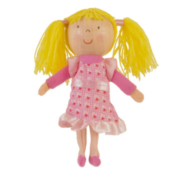 Goldilocks finger puppet